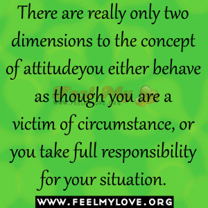 There are really only two dimensions to the concept of attitude you ...