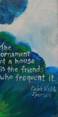 Housewarming Quote. Hostess Gift. Canvas quote sign Original painting ...