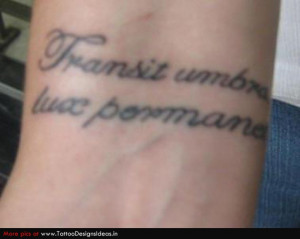 latin phrase tattoo
