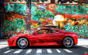 Red Color Ferrari HD Car Wallpaper