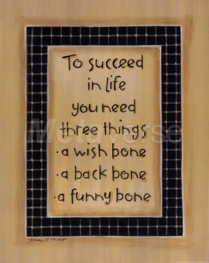 wish bone, back bone, funny bone