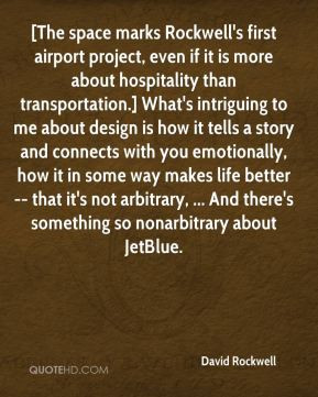 Rockwell's first airport project, even if it is more about hospitality ...
