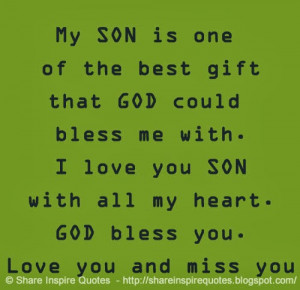 Galleries: Son Quotes And Sayings From Mother , Mother And Son Quotes ...