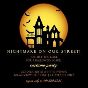 creepy halloween invitation sayings