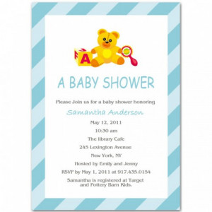 Baby Boy Shower Invitation Wording