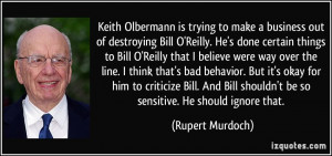 Keith Olbermann is trying to make a business out of destroying Bill O ...