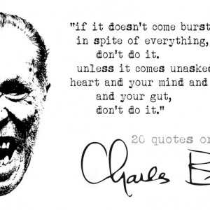 20 Charles Bukowski Quotes on Writing – Azevedo's Reviews