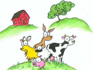 Animal Pictures for Kids with Captions to Color funny Hd To Print with ...