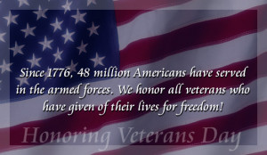Honoring Veterans Day Ecard