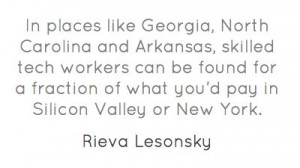 Local sourcing in rural America.