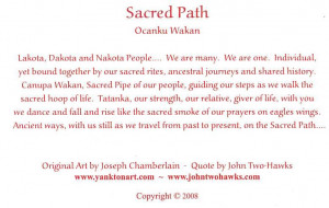 Ablowup of The Quote by John Two-Hawks