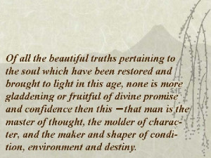 do has a real effect from as a man thinketh by james allen the peter ...