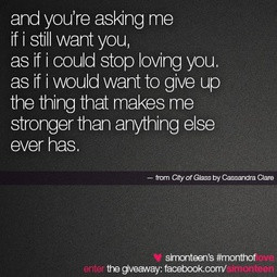 CITY OF GLASS”~~~~~Cassandra Clare how can you NOT fall in love with ...