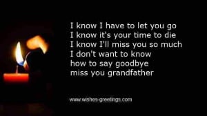 grandpa passing away poems
