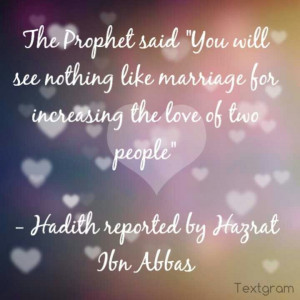 ... abayatrade.com muslim magaziine Hadith - marriage quote Islam, Muslim