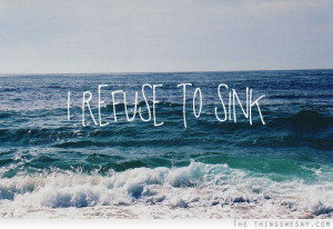 refuse to sink