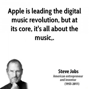 ... digital music revolution, but at its core, it's all about the music