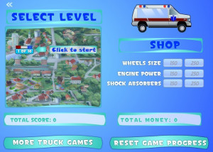 Ambulance Truck Driver Free Online Delivery Game