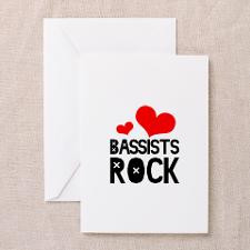 Bassists Rock Greeting Card for