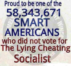 Proud that I didn't vote for Obama