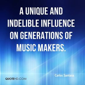 Carlos Santana - a unique and indelible influence on generations of ...