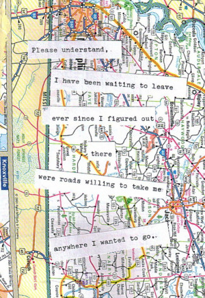 freedom, map, quote, quotes, roads, undestand, waiting, wanderlust ...