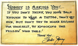 Sailor Jerry -Traditional Tattoos