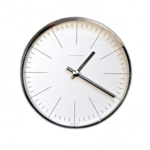 Max Bill Wall Clock with Lines