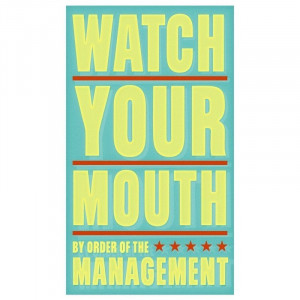 Watch Your Mouth Print 6 in x 10 in - product images of