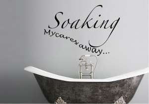 Show details for Soaking Wall Quote