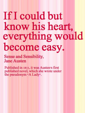 Jane Austen Quote....