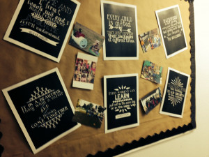 teaching and learning chalkboard prints