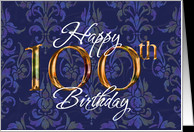 Happy Birthday 100 card - Product #136421