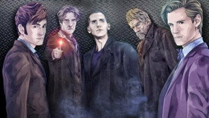 ... Tenth, Eighth, Ninth, War and Eleventh Doctors in Doctor Who: Legacy