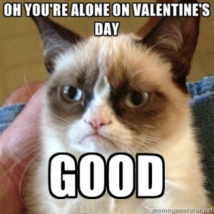Have a Grumpy Cat Valentine's Day.