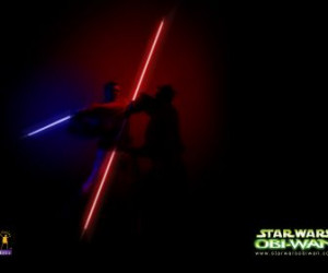 star wars fight darth maul lightsabers obi-wan kenobi HD Wallpaper of ...