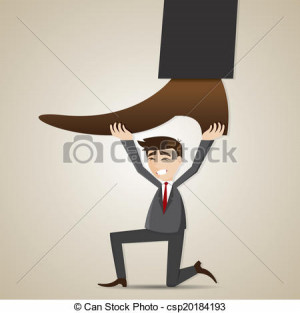 Stomping Foot Clipart Vector - cartoon businessman carry stomping foot