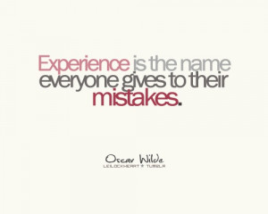 mistakes=experience