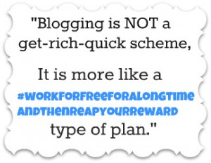 Blogging is an art, same as any other method of self-expression ...