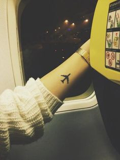 ... Airplanes Tattoo, A Tattoo, Tattoo Girls, Tatoo, Travel Tattoo, Cool