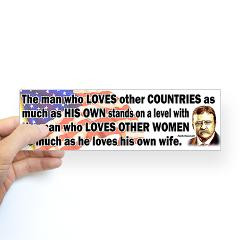 Teddy Roosevelt Quote - The man who loves... Stick