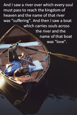 ... boat which carries souls across the river and the name of that boat