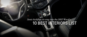 Sonic kickflips its way into the 2012 Ward's 10 BEST INTERIORS LIST