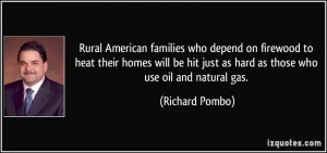 Rural American families who depend on firewood to heat their homes ...