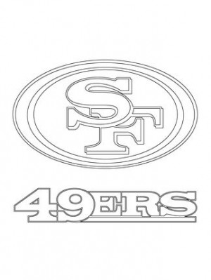 San Francisco 49ers Logo coloring page: 49Ers Girls, 49Ers Logo, 49Ers ...