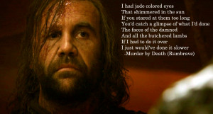 had jade colored eyes…” -Murder by Death motivational ...