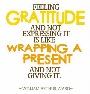 One Word Wednesday: Gratitude