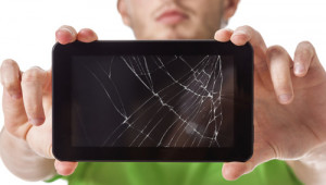 Screen Blue Prank Cracked Broken Phone