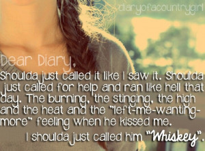 Push me up against the wall and kiss me like you mean it loser. :)