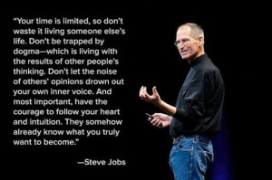 Don't let the noise of other's opinions drown out your own inner voice